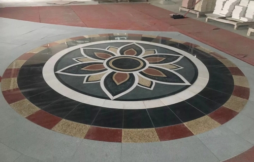 Granite Water Jet Medallion Tiles