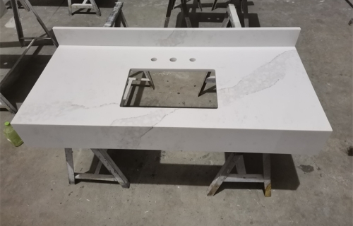 Statuario Maximus Quartz Vanity