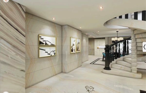 Golden Silk Ariston White Marble